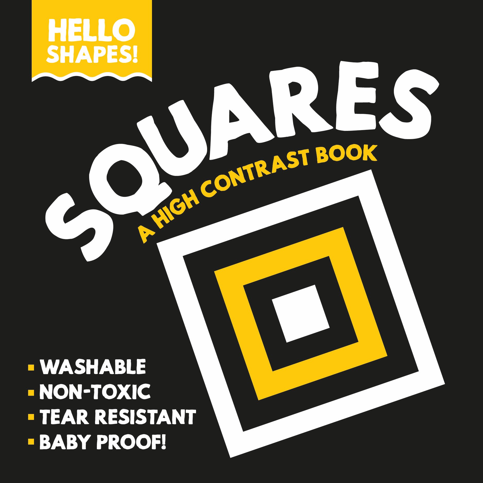 Hello Shapes Squares Tyvek